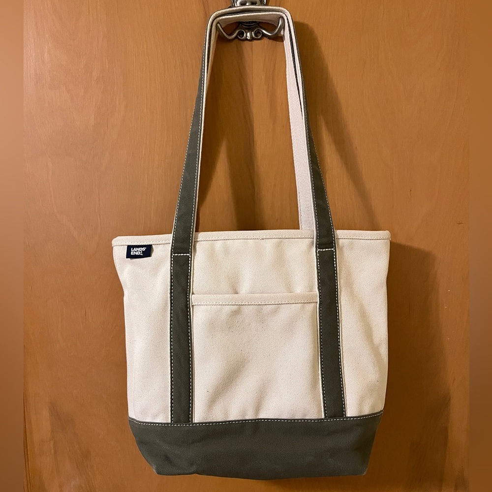 Lands End canvas tote